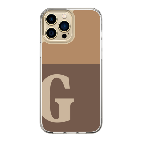 Slim Protection Case［ Original - initial two tone - G brown ］
