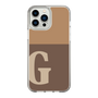 Slim Protection Case［ Original - initial two tone - G brown ］