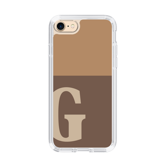 Slim Protection Case［ Original - initial two tone - G brown ］