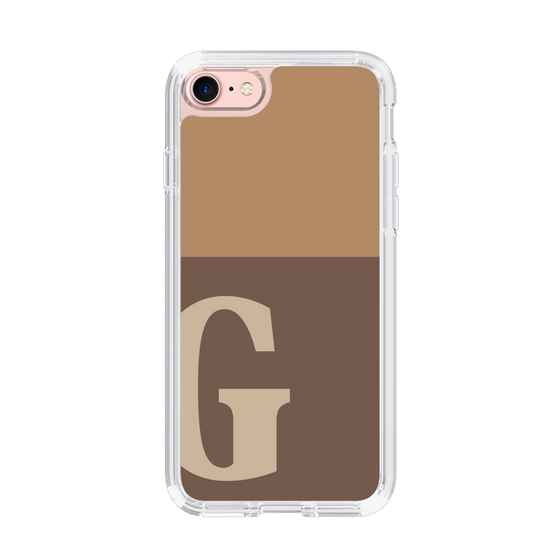 Slim Protection Case［ Original - initial two tone - G brown ］