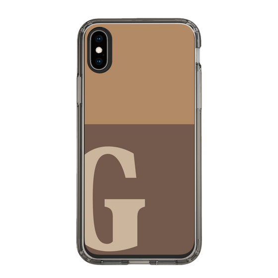 Slim Protection Case［ Original - initial two tone - G brown ］