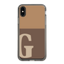 Slim Protection Case［ Original - initial two tone - G brown ］