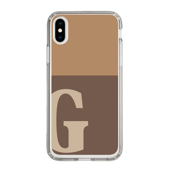 Slim Protection Case［ Original - initial two tone - G brown ］