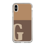 Slim Protection Case［ Original - initial two tone - G brown ］
