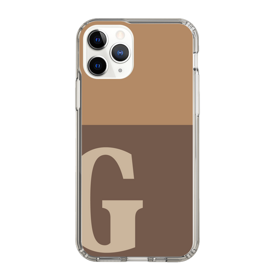 Slim Protection Case［ Original - initial two tone - G brown ］