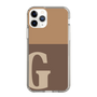 Slim Protection Case［ Original - initial two tone - G brown ］