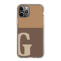 Slim Protection Case［ Original - initial two tone - G brown ］