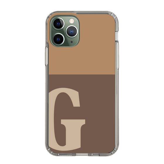 Slim Protection Case［ Original - initial two tone - G brown ］