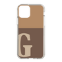 Slim Protection Case［ Original - initial two tone - G brown ］