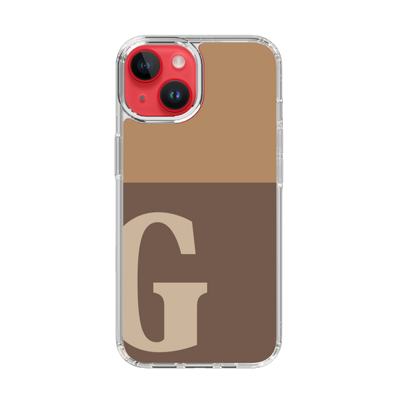 Slim Protection Case［ Original - initial two tone - G brown ］