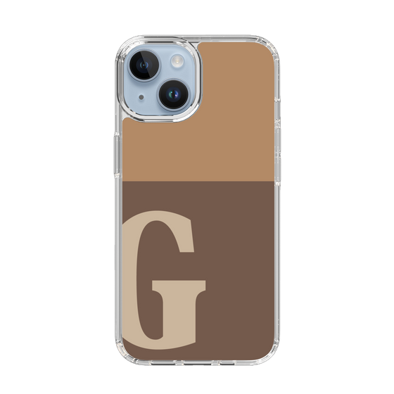 Slim Protection Case［ Original - initial two tone - G brown ］