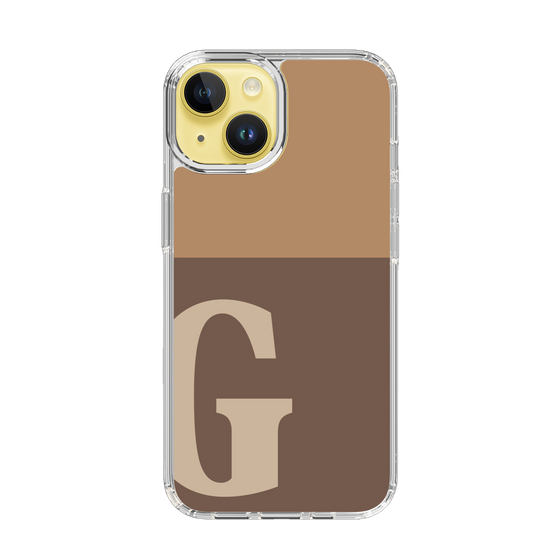 Slim Protection Case［ Original - initial two tone - G brown ］