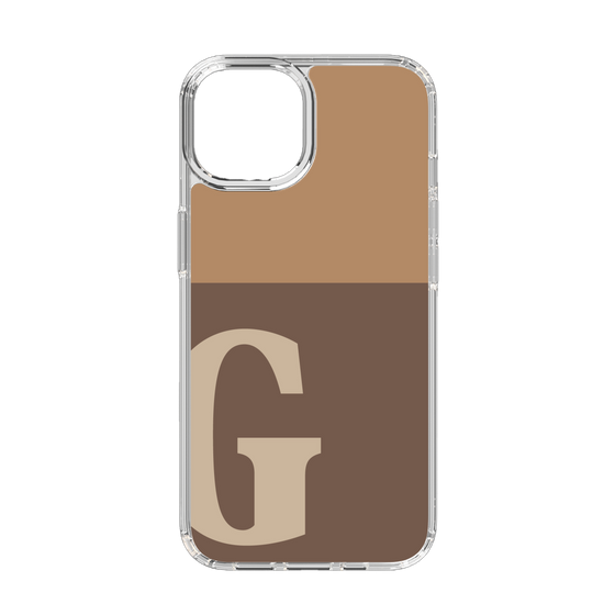 Slim Protection Case［ Original - initial two tone - G brown ］