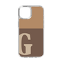 Slim Protection Case［ Original - initial two tone - G brown ］