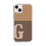 Slim Protection Case［ Original - initial two tone - G brown ］