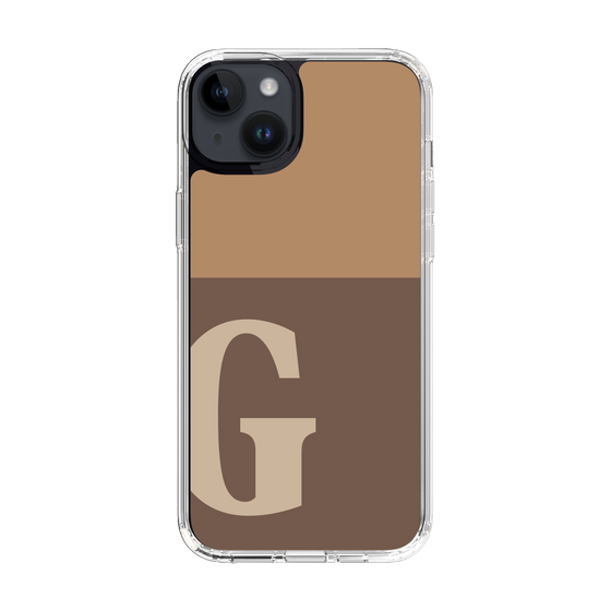 Slim Protection Case［ Original - initial two tone - G brown ］