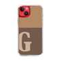Slim Protection Case［ Original - initial two tone - G brown ］