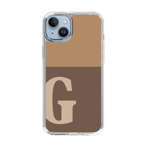 Slim Protection Case［ Original - initial two tone - G brown ］