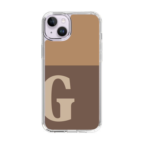 Slim Protection Case［ Original - initial two tone - G brown ］