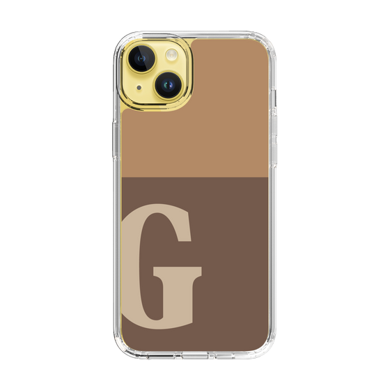 Slim Protection Case［ Original - initial two tone - G brown ］