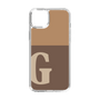 Slim Protection Case［ Original - initial two tone - G brown ］