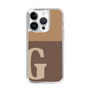 Slim Protection Case［ Original - initial two tone - G brown ］