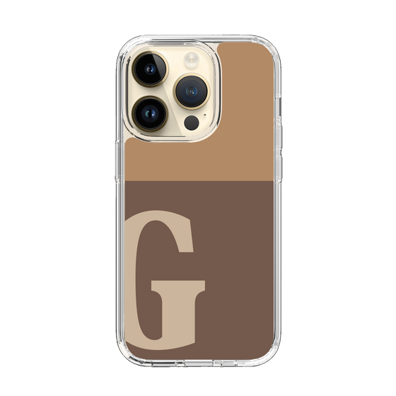 Slim Protection Case［ Original - initial two tone - G brown ］