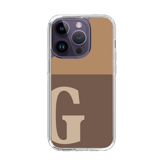 Slim Protection Case［ Original - initial two tone - G brown ］