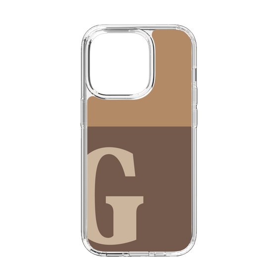 Slim Protection Case［ Original - initial two tone - G brown ］