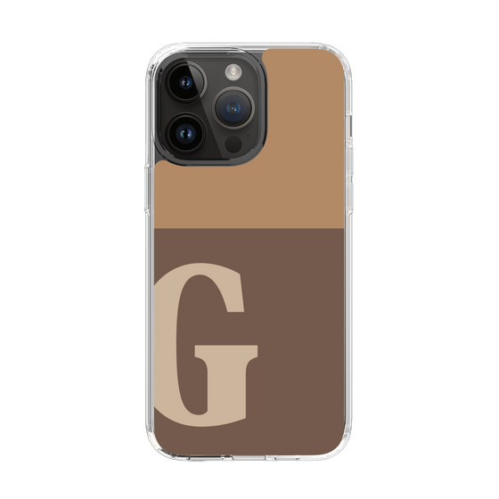 Slim Protection Case［ Original - initial two tone - G brown ］