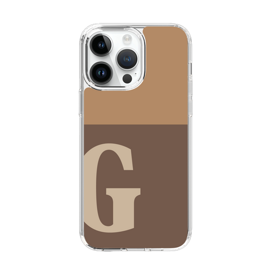 Slim Protection Case［ Original - initial two tone - G brown ］