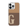 Slim Protection Case［ Original - initial two tone - G brown ］