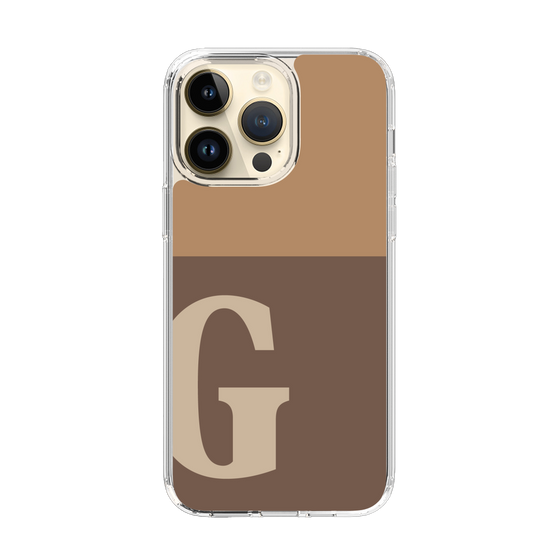 Slim Protection Case［ Original - initial two tone - G brown ］