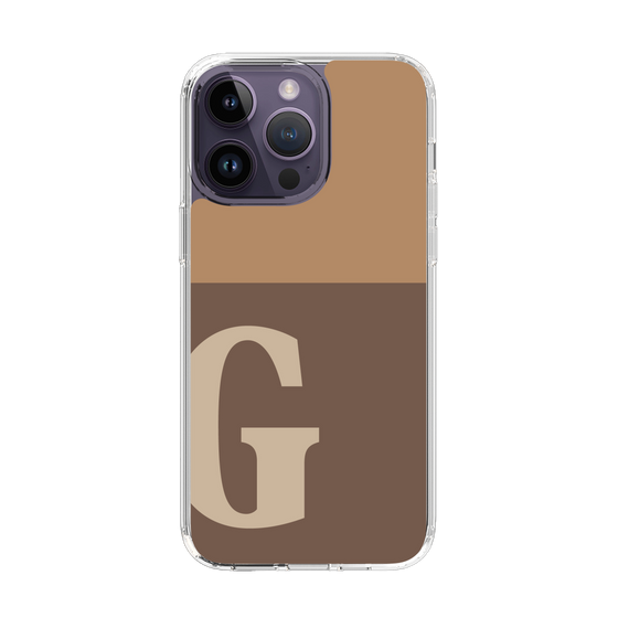 Slim Protection Case［ Original - initial two tone - G brown ］