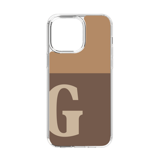 Slim Protection Case［ Original - initial two tone - G brown ］