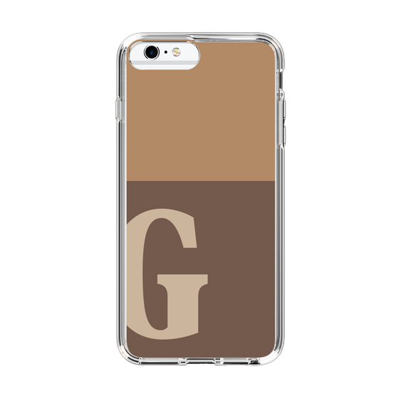 Slim Protection Case［ Original - initial two tone - G brown ］