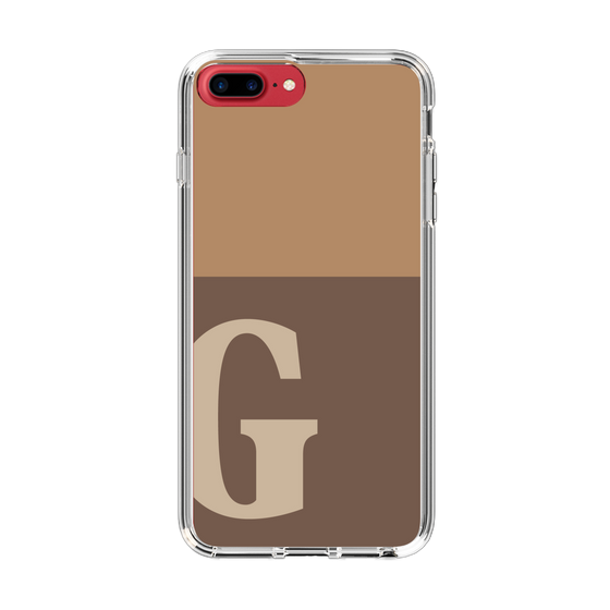 Slim Protection Case［ Original - initial two tone - G brown ］
