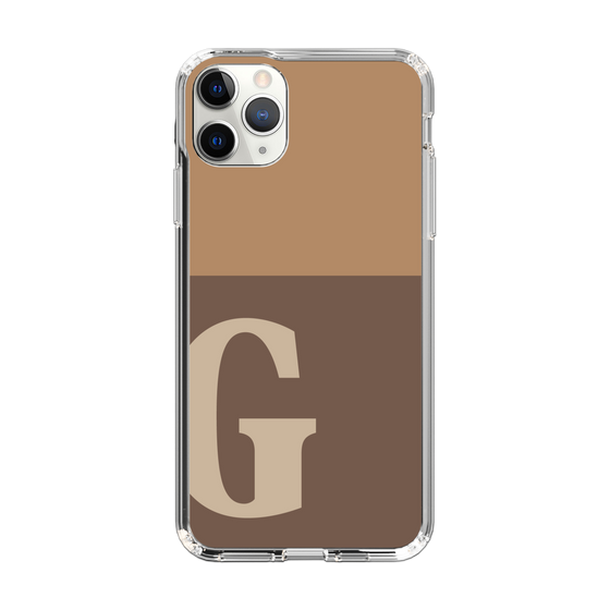 Slim Protection Case［ Original - initial two tone - G brown ］