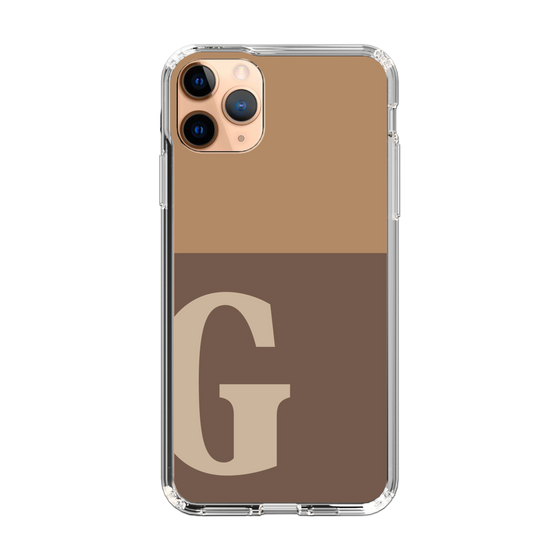 Slim Protection Case［ Original - initial two tone - G brown ］