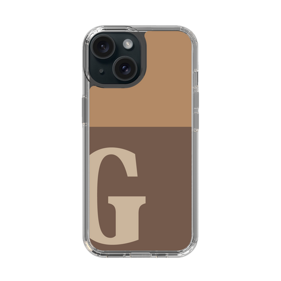 Slim Protection Case［ Original - initial two tone - G brown ］
