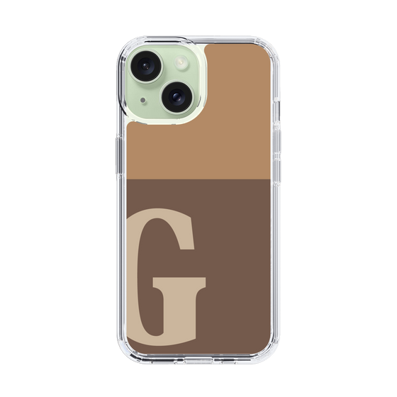 Slim Protection Case［ Original - initial two tone - G brown ］