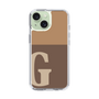 Slim Protection Case［ Original - initial two tone - G brown ］