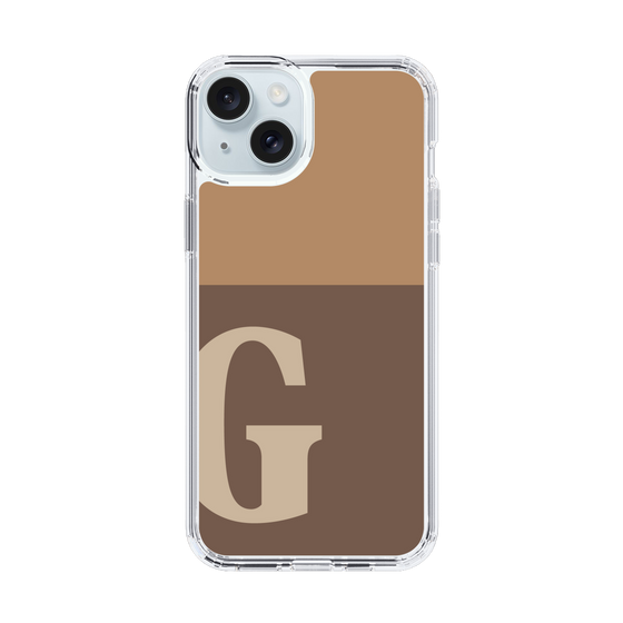 Slim Protection Case［ Original - initial two tone - G brown ］