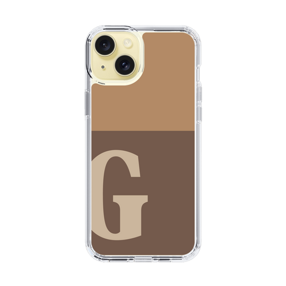 Slim Protection Case［ Original - initial two tone - G brown ］