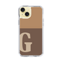 Slim Protection Case［ Original - initial two tone - G brown ］