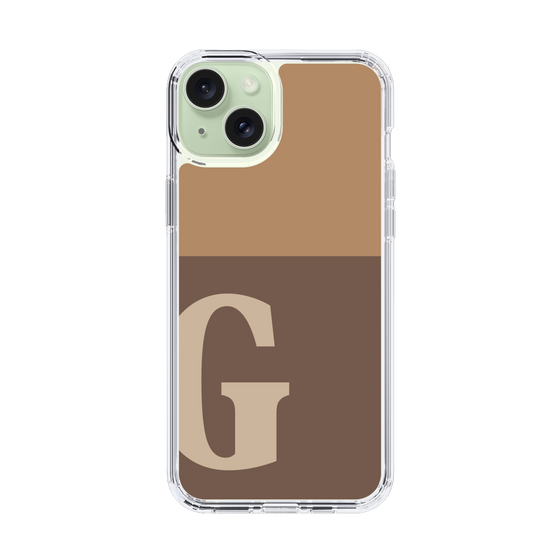 Slim Protection Case［ Original - initial two tone - G brown ］