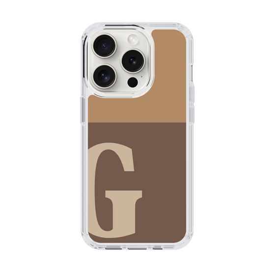 Slim Protection Case［ Original - initial two tone - G brown ］
