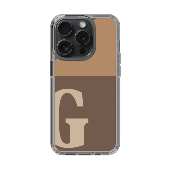 Slim Protection Case［ Original - initial two tone - G brown ］