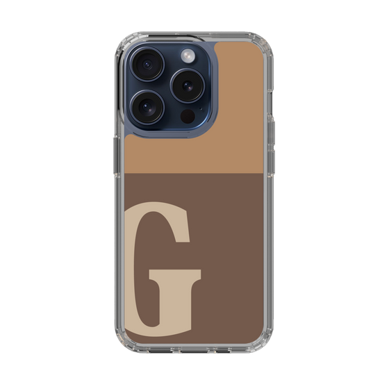 Slim Protection Case［ Original - initial two tone - G brown ］