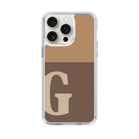 Slim Protection Case［ Original - initial two tone - G brown ］